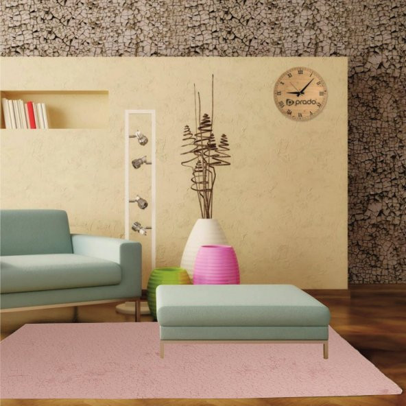 Prado Wellsoft Kumaş Halı Örtüsü Crack Pembe 170x270 - 4