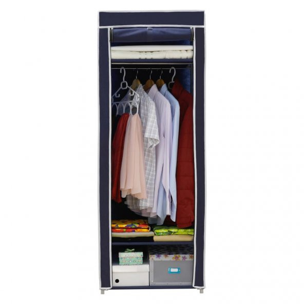 Prado Simple Portatif Çelik Profilli Bez Dolap - 3