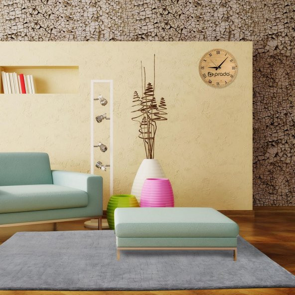 Prado Wellsoft Kumaş Halı Örtüsü Duman 200x300 - 5