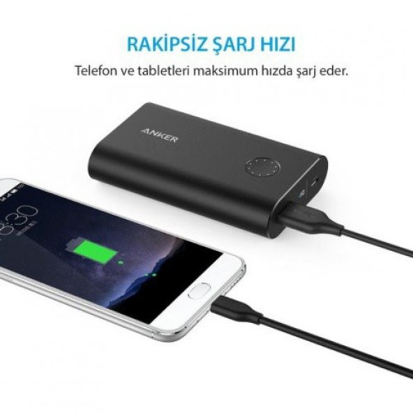 ANKER Powerline USB-C to USB 3.0 Type-C Şarj 0.9 Metre - Siyah - Resim 4