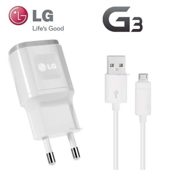 LG - G2 G3 G4 Nexus 4 L80 Pro Lite Optimus Şarj Aleti Data Kablosu
