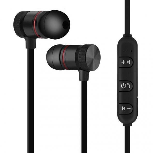 Sport Mıknatıslı Bluetooth Mikrofonlu Kulaklık 4.1