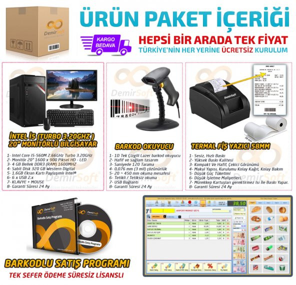 Market Mağaza Barkodlu Satış Sistemi 4 - 2