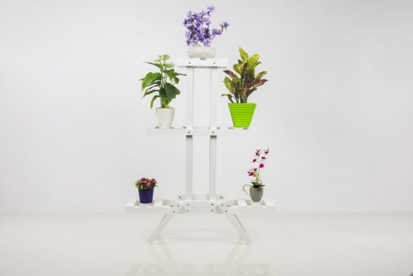 SAKSI STANDI DEKORATİF ÇİÇEKLİK - 2