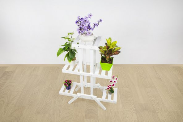 SAKSI STANDI DEKORATİF ÇİÇEKLİK - 3