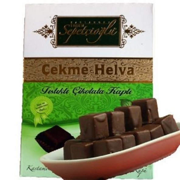 Çekme Helva Antep Fıstıklı Çikolatalı 200 Gr