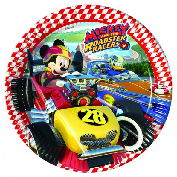 8 adet Kikajoy Mickey Roadster Karton Tabak