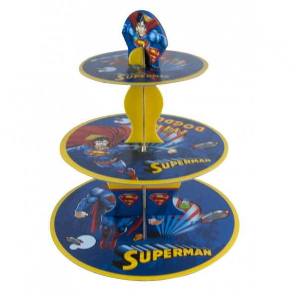 Superman Cupcake Standı