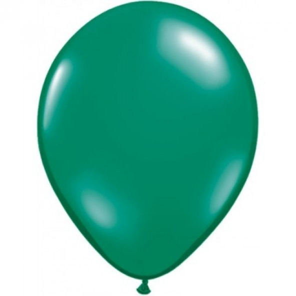 100 adet Baskısız Pastel Balon Yeşil + Balon Pompası