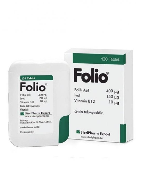 Folio Folic Asit 120 Tablet