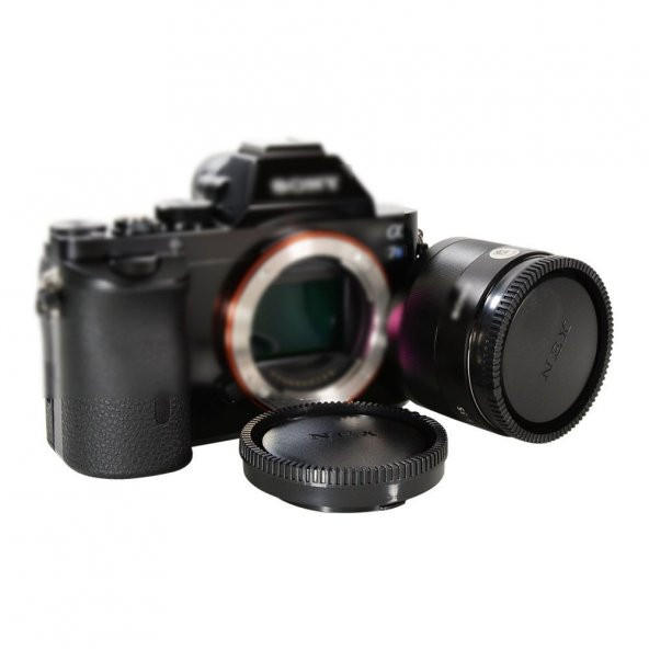 Sony NEX, E Mount İçin Body Kapağı Ve Lens Arka Kapağı - 4