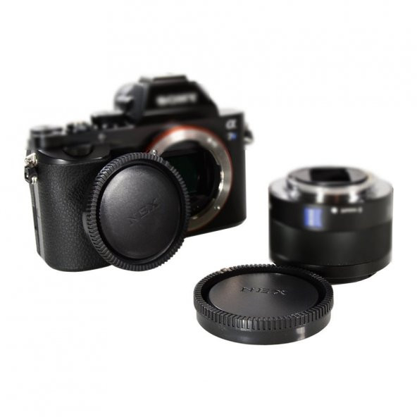 Sony NEX, E Mount İçin Body Kapağı Ve Lens Arka Kapağı - 5