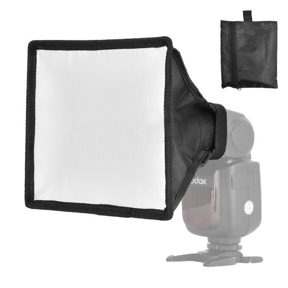 Universal 15x17cm Flaş Softbox Diffuser, Canon Nikon Sony Pentax
