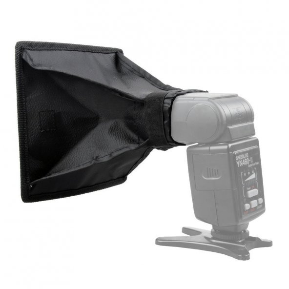 Universal 15x17cm Flaş Softbox Diffuser, Canon Nikon Sony Pentax - 2