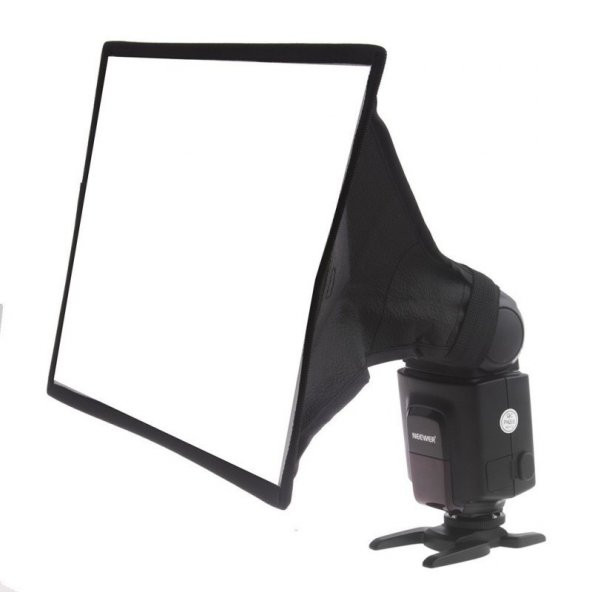 Universal 30x20cm Flaş Softbox Diffuser, Canon Nikon Sony Pentax - 2