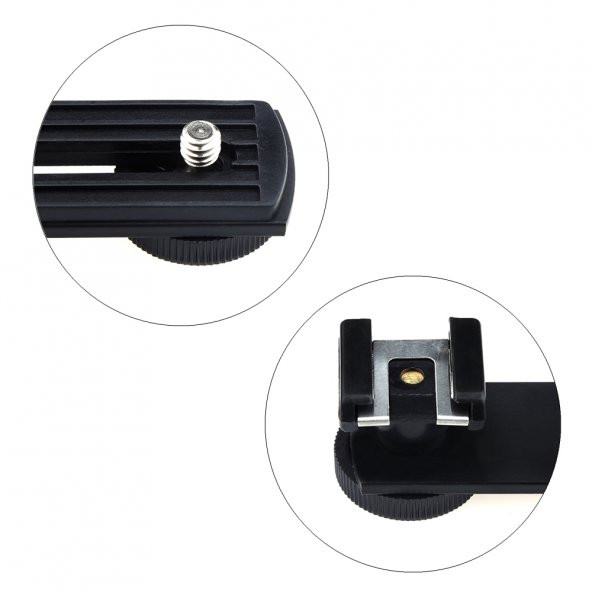 DSLR Ve DV Kameralar İçin Flash Bracket - 6
