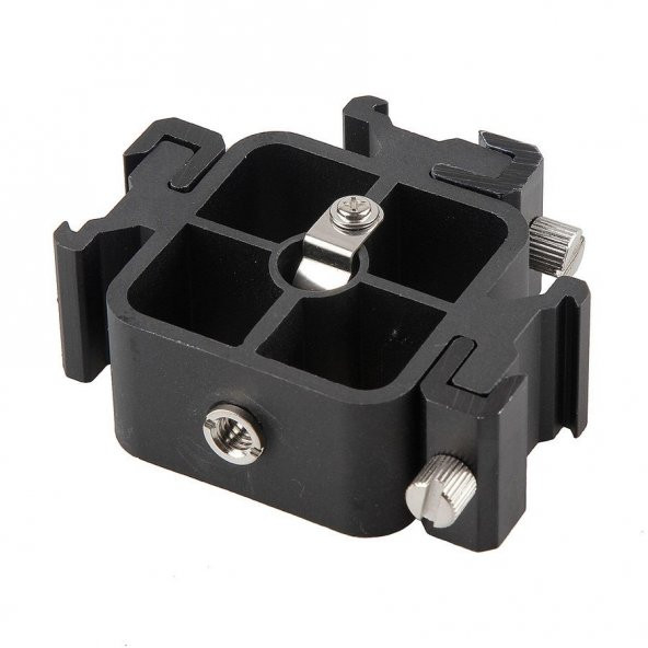 Tripod veya Işık Standı İçin 3 Flaş Sabitleme Adaptörü - 5