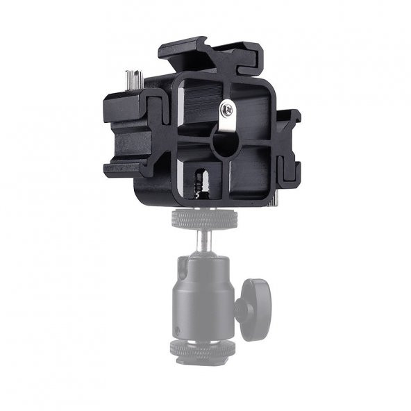 Tripod veya Işık Standı İçin 3 Flaş Sabitleme Adaptörü - 10