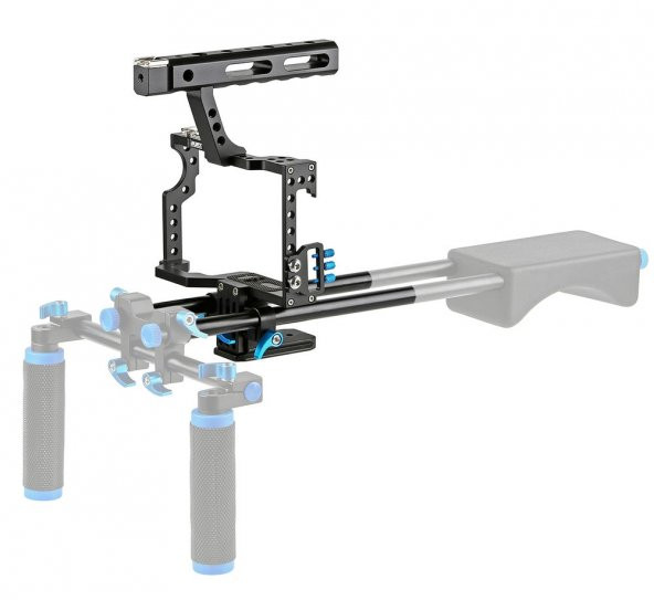 Panasonic Lumix DMC-GH4 İçin Ayex C5 Camera Cage - 4