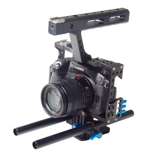 Panasonic Lumix DMC-GH4 İçin Ayex C5 Camera Cage - 7