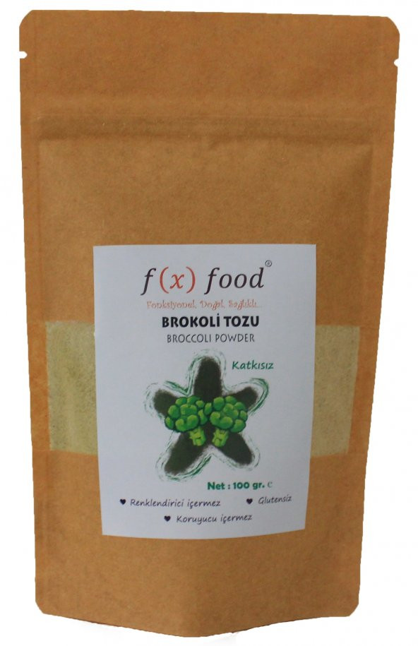 Fx Food Brokoli Tozu 100 Gr