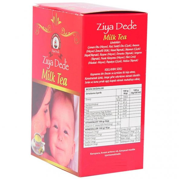 Ziya Dede Milk Tea 250 Gr Emziren Anneler İçin Doğal Süt Çayı - 3