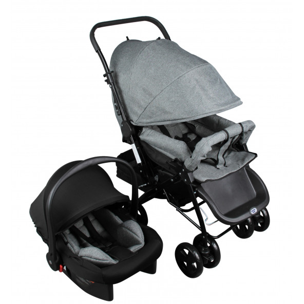 Norfolk Diamond Baby Paris Travel Sistem Çift Yönlü Bebek Arabası - Yağmurluk Hediye - 5