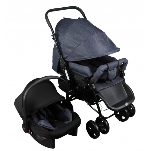 Norfolk Diamond Baby Paris Travel Sistem Çift Yönlü Bebek Arabası - Yağmurluk Hediye - 6