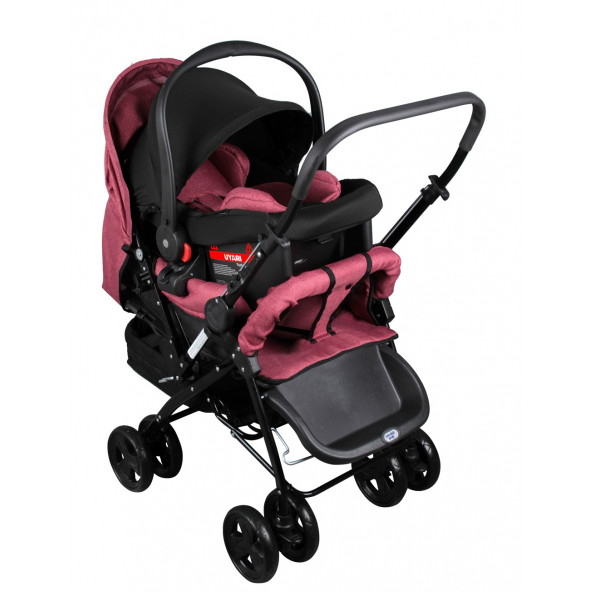 Norfolk Diamond Baby Paris Travel Sistem Çift Yönlü Bebek Arabası - Yağmurluk Hediye - 8