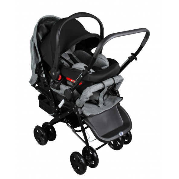 Norfolk Diamond Baby Paris Travel Sistem Çift Yönlü Bebek Arabası - Yağmurluk Hediye - 11