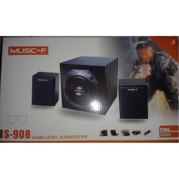 MUSİC-F S-908 2+1 Ses Sistemi - 3