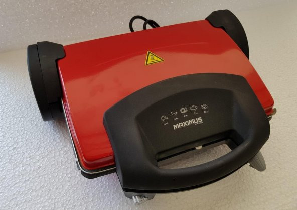 Maximus MX5015 2000 Watt Kırmızı Tost Makinesi - 3