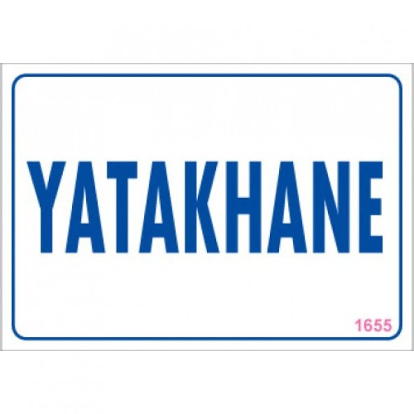 SÖNSAN UYARI LEVHALARI -YATAKHANE- PVC 17,5-25CM