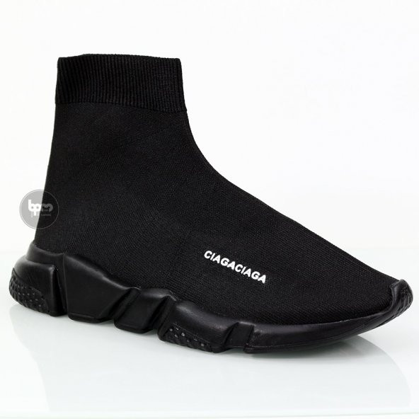 B.Ciaciaga Speed Low Sneakers Çoraplı Spor Ve Fitness Ayakkabı - Black