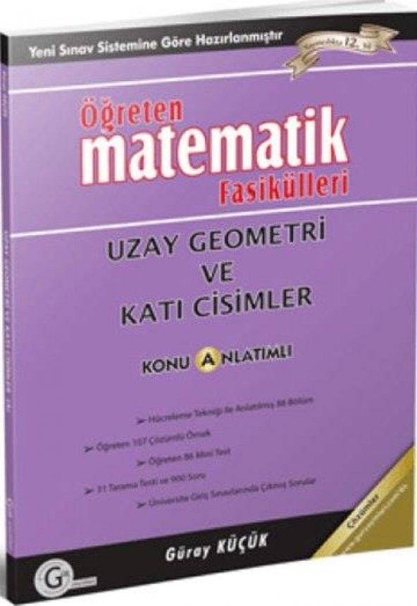 2019 Gür Yayınları Öğreten Matematik Fasikülleri Konu Anlatımlı