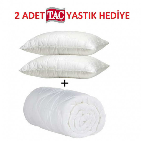ÇİFT KİŞİLİK YORGAN ALANA 2 ADET TAÇ YASTIK HEDİYE - 2