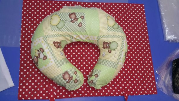 HAMİLE YASTIĞI-BEBEK OTURTMA EMZİRME YASTIĞI-EMZİRME ÖNLÜĞÜ - 6
