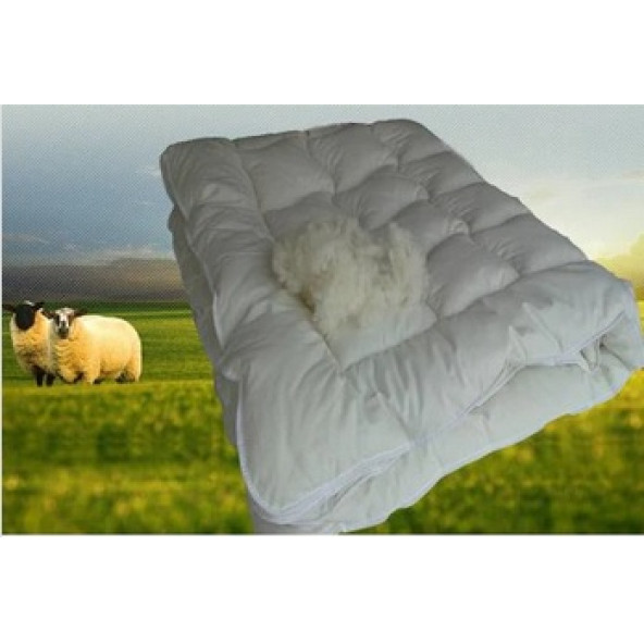 doğal boncuk yün bebek yorganı - 4