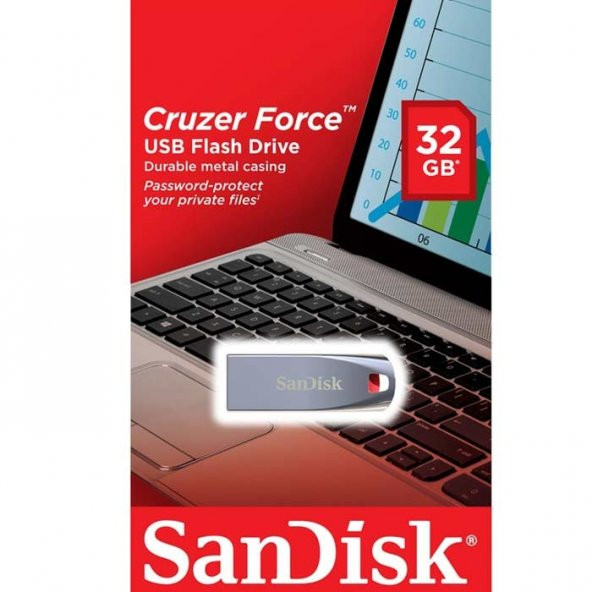 SanDisk 32GB Cruzer Force SDCZ71-032G-B35 USB Bellek