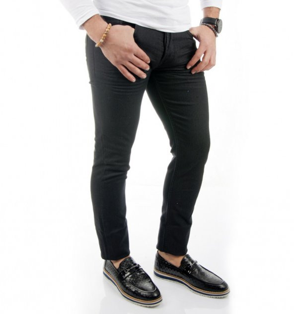 DeepSEA Likralı Slim Fit Nokta Desenli Erkek Kot Pantolon 1701938 - 7