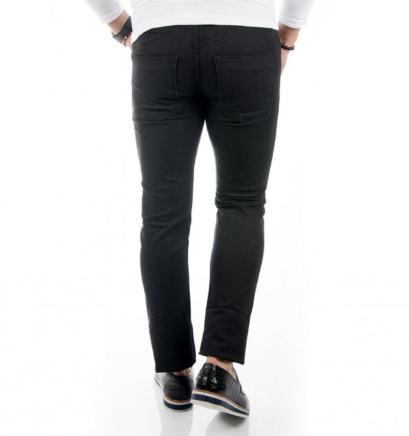 DeepSEA Likralı Slim Fit Nokta Desenli Erkek Kot Pantolon 1701938 - 8