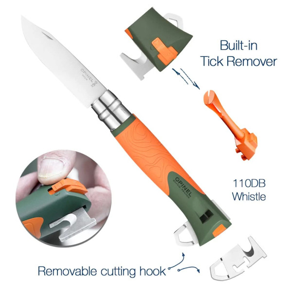 Opinel No 12 Kene Çıkarıcılı Katlanır Bıçak - 5