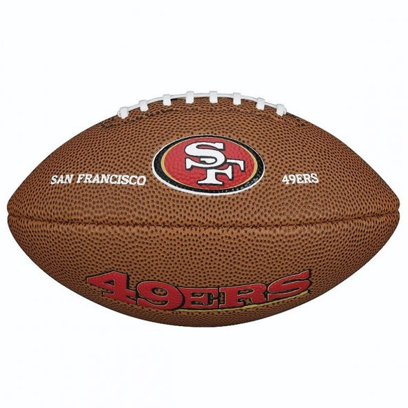 Wilson Amerikan Futbol Topu Maketi NFL Logolu San Francisco 49ers WTF1533XBSF