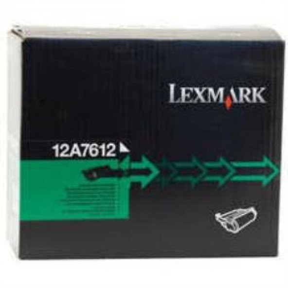 Lexmark 12A7612 Orjinal Siyah Toner