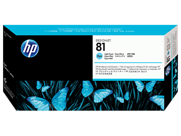 HP C4954A Orjinal Açık Mavi Baskı Kafası 81