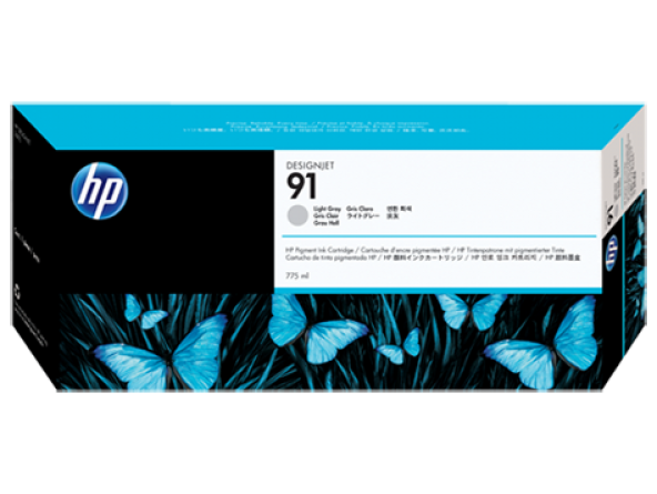 HP C9466A Orjinal Açık Gri Kartuş 91 (775ML)