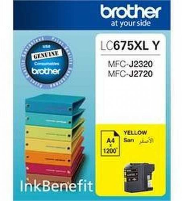 Brother LC675XL Y Orjinal Sarı Kartuş