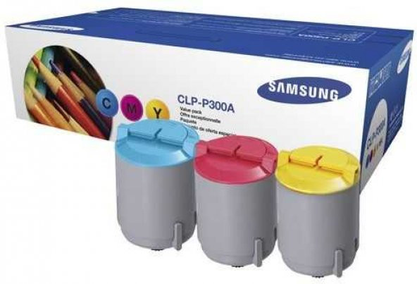 Samsung CLP-P300S CMY Multi Paket Orjinal Toner