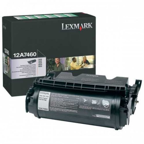 Lexmark 12A7460 Orjinal Toner