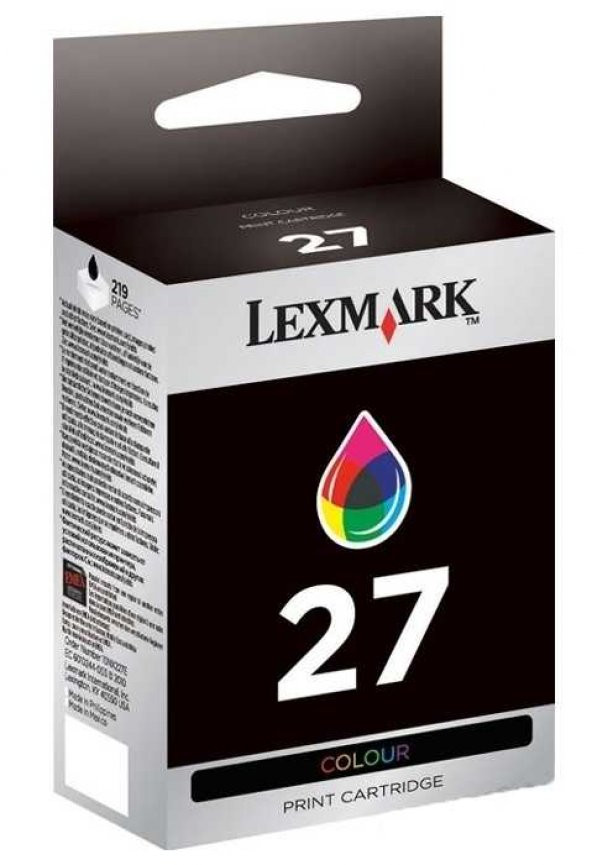 Lexmark 10NX227E Orjinal Renkli Kartuş 27